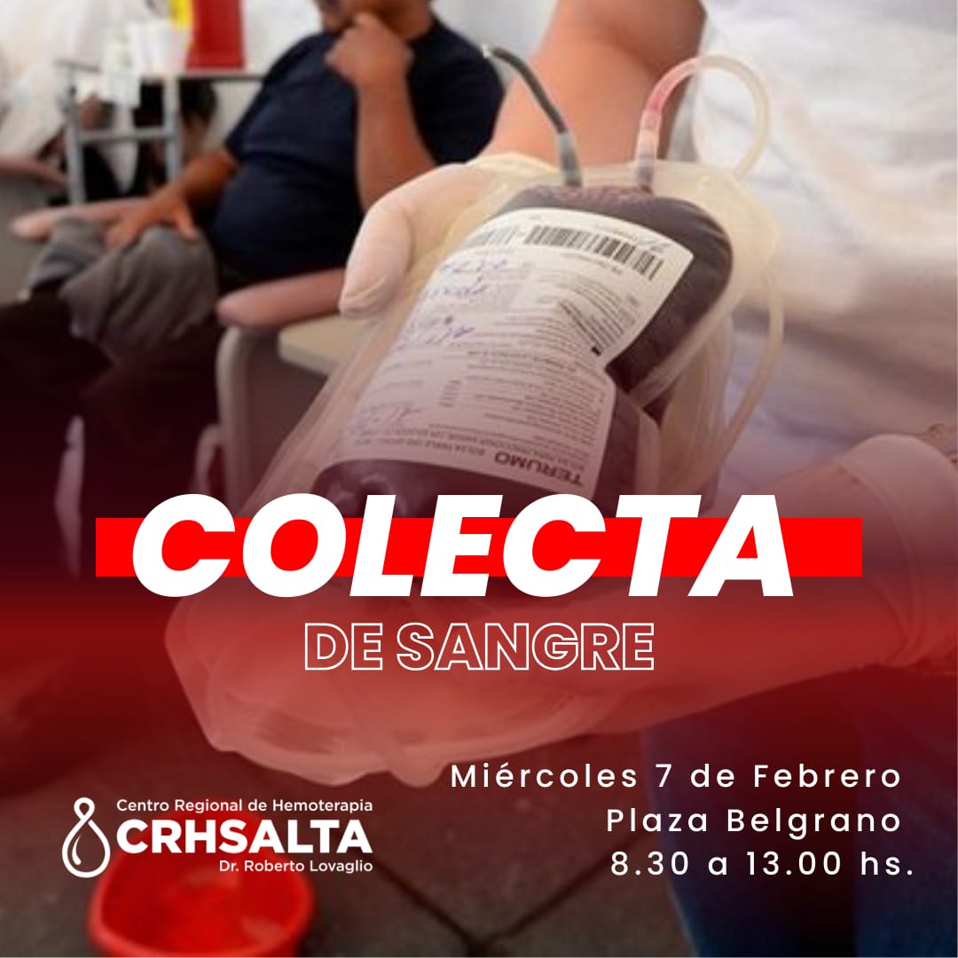 PromociÓn Y Colectas Archivos Centro Regional De Hemoterapia Salta 7826