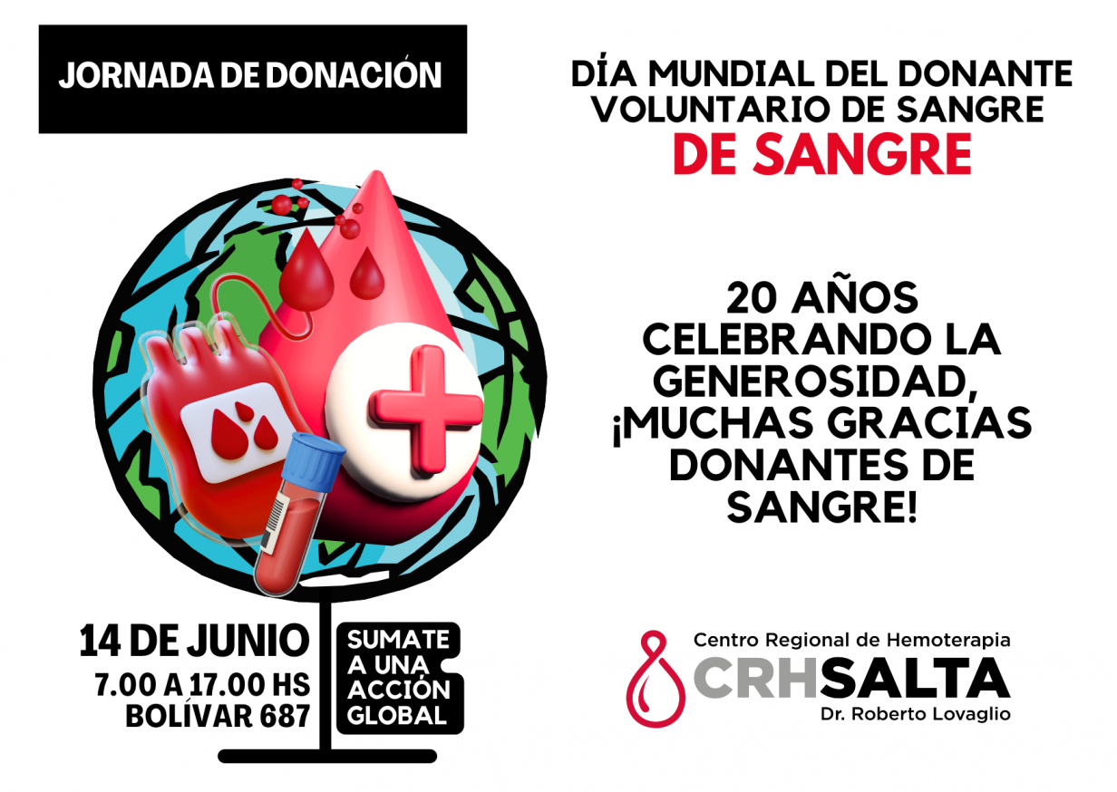 Día Mundial de Donante de Sangre