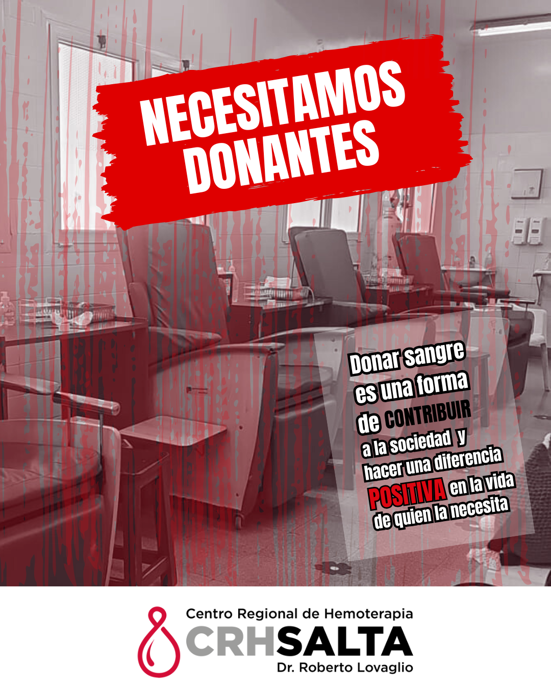 Convocatoria a donantes de sangre